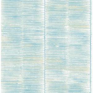 Seabrook Designs AI41302 Koi Textured Effect Striped Wallpaper